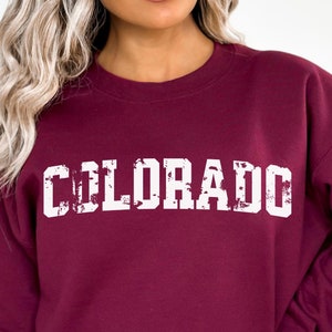 Vintage Colorado sweater, retro Colorado sweater, vintage Colorado sweatshirt, Colorado state sweater, Colorado souvenir sweater, CO sweater