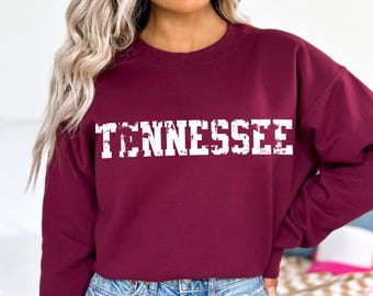 Vintage Tennessee sweater, retro Tennessee sweater, vintage Tennessee sweatshirt, Tennessee state sweater, Tennessee souvenir sweater