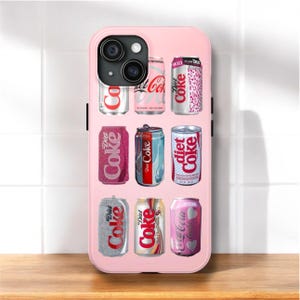 Retro Soda Can Phone Case, Vintage Coca-Cola Design, Unique Phone Cover, Gift for Coke Lovers, Fun and Stylish Accessory