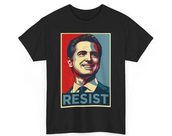 Gavin Newsom T-Shirt | Hope Poster Style Shirt | FORWARD Graphic Tee | Political Pop Art | Anti-Trump Shirt | Gavin Newsom 2028