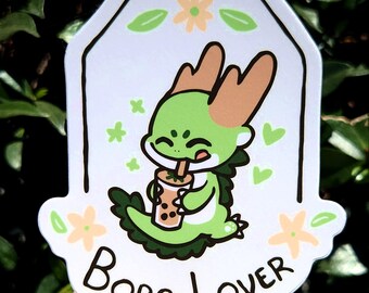 Boba Dragon Sticker
