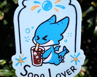 Soda Dragon Sticker