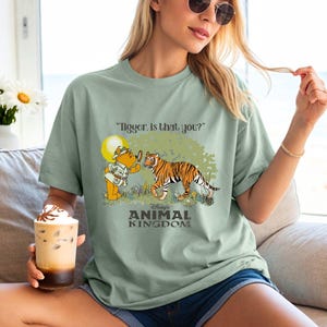 Comfort Colors® Disney Animal Kingdom Shirt, Tigger is that you? Shirt, Pooh Bear And Tigger Shirt, Pooh Tee, Disney Safari Shirt