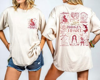 Ballad Of The Archer And The Fox Shirt, Once Upon A Broken Heart, Gift for Book Lover, Stephanie Garber, Fantasy Book, Bookish Shirt