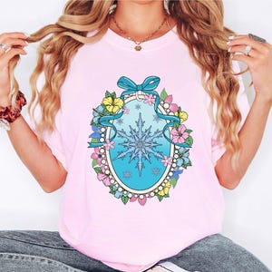 Comfort Colors® Disney Frozen Shirt, Watercolor Coquette Frozen Movie Shirt, Disneyworld Trip Shirt, Disneyland T-shirt, Princess Shirt