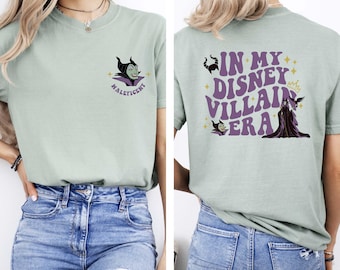 Comfort Colors® Maleficent Shirt, In My Disney Villain Era Shirt, Disney Maleficent T-Shirt, Bad Queen Shirt, Halloween Witch Shirt