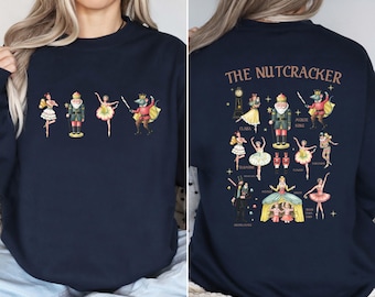 Nutcracker Sweatshirt, Christmas Nutcracker Crewneck, Christmas Hoodie, Nutcracker Ballet Sweater, Christmas Party Sweatshirt, Xmas Gift