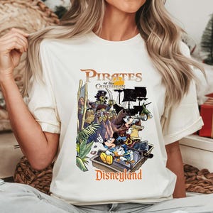 Comfort Colors Pirates Of The Caribbean Disney Shirt, Disney Family Vacation shirt, Mickey Caribbean Shirt, Disneyworld Shirt, WDW Shirts