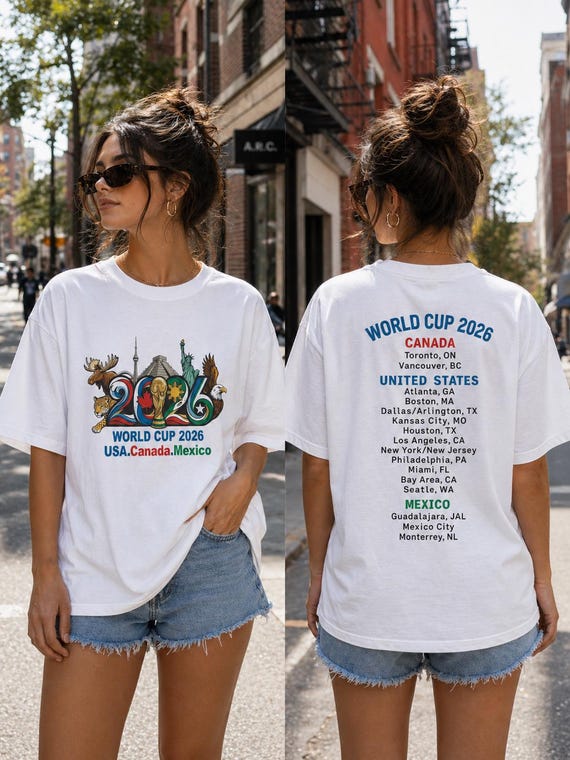 World Cup 2026 Shirt, Soccer Tournament T-Shirt, Football Fan Gift, World Cup USA Canada Mexico, Country Pride Soccer Shirt Merchandise