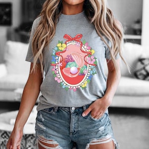 Comfort Colors® Princess Ariel Coquette Bow Mirror Shirt, Disney Little Mermaid Symbol Shirt, Disneyland Shirt, Magic Kingdom Trip Shirt