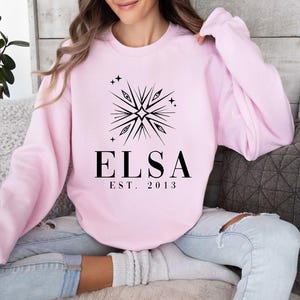 Frozen Sweatshirt, Frozen Elsa Sweatshirt, Disney Vacation Princess Gift, Disney Frozen Sweater, Princess Sweatshirt, Disney Elsa Hoodie