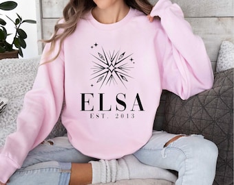 Frozen Sweatshirt, Frozen Elsa Sweatshirt, Disney Vacation Princess Gift, Disney Frozen Sweater, Princess Sweatshirt, Disney Elsa Hoodie
