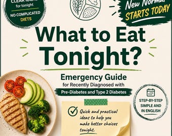 What to Eat Tonight — Prediabetes & Type 2 Diabetes Guide for Newly Diagnosed and High Blood Sugar