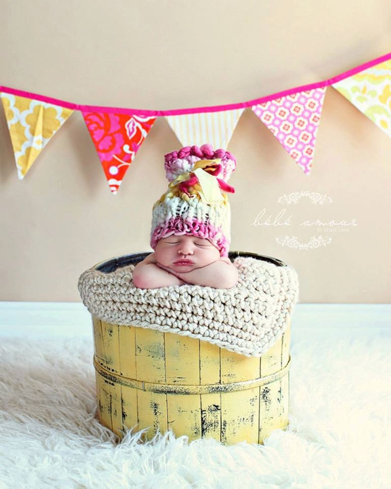 Newborn Photo Prop Chunky Baby Blanket Photography Prop Basket Etsy