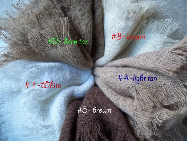 Burlap and Blanket Set Photography Prop Newborn Baby Photo Prop and Chunky Blanket Pick Your Colors