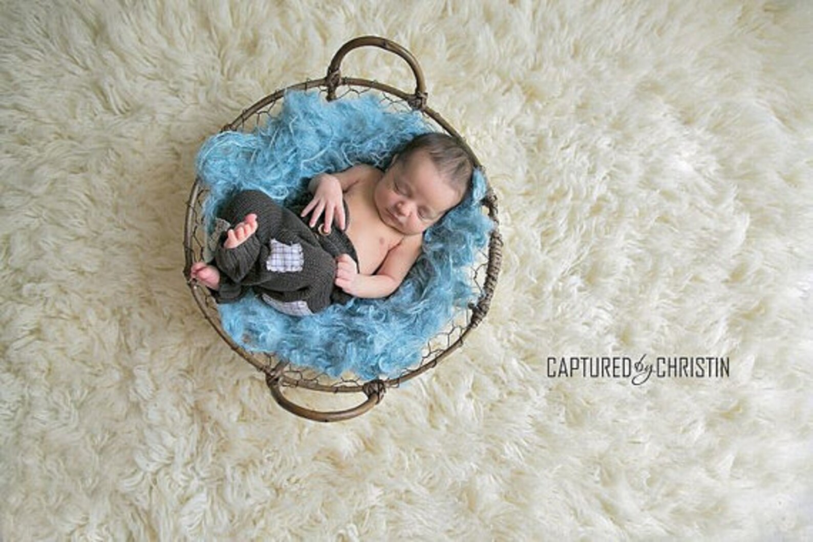 Newborn Baby Photo Prop Organic Nest Fluff Basket Stuffer Jute Etsy