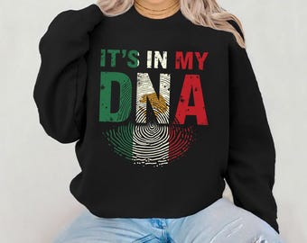 Messico Png, è nel mio DNA Bandiera del Messico Impronta digitale PNG Download del design per sublimazione per Png, Stampa su richiesta PNG, Download digitale