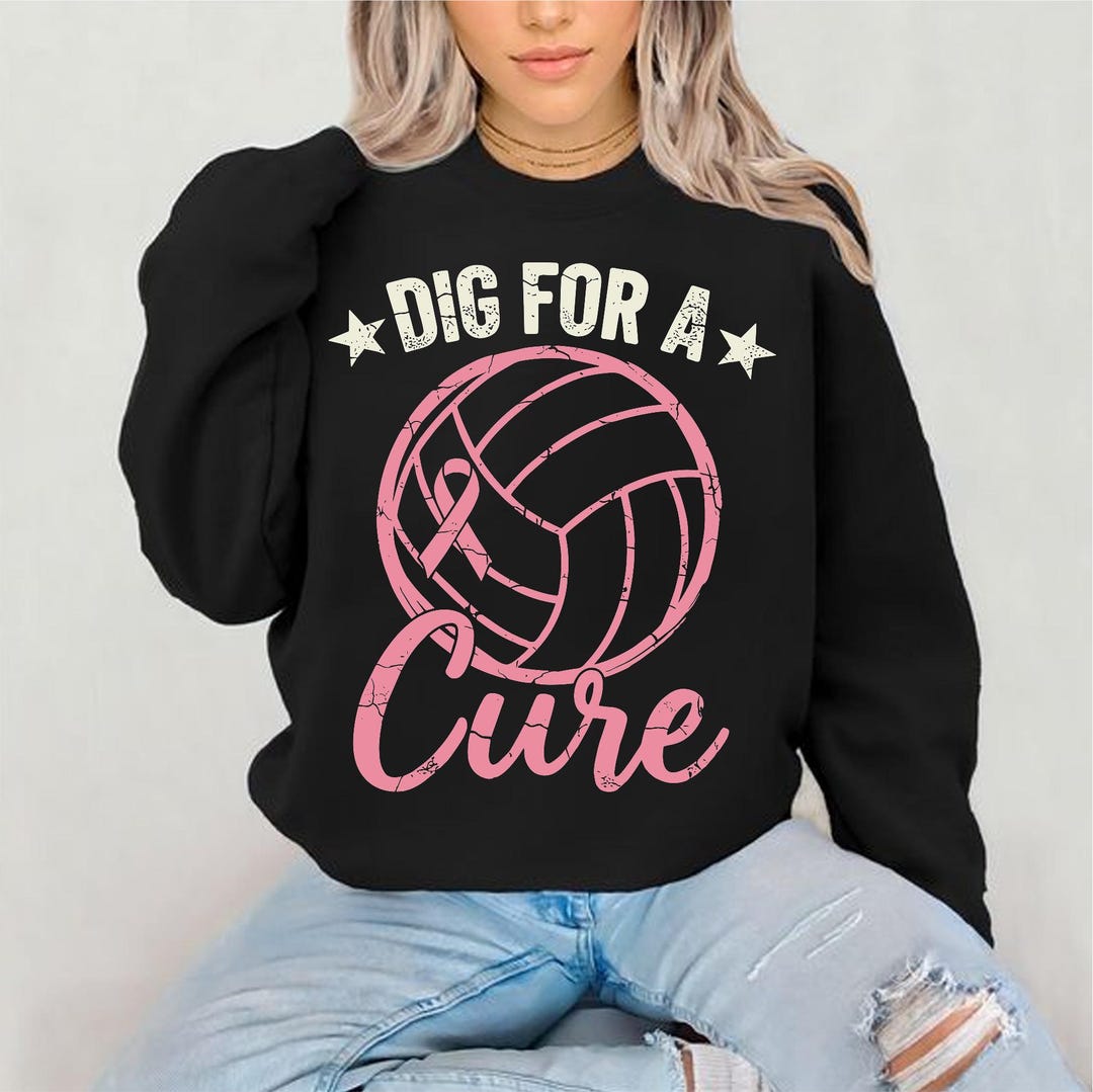 Dig for A Cure SVG PNG Volleyball Breast Cancer Awareness SVG Pink ...