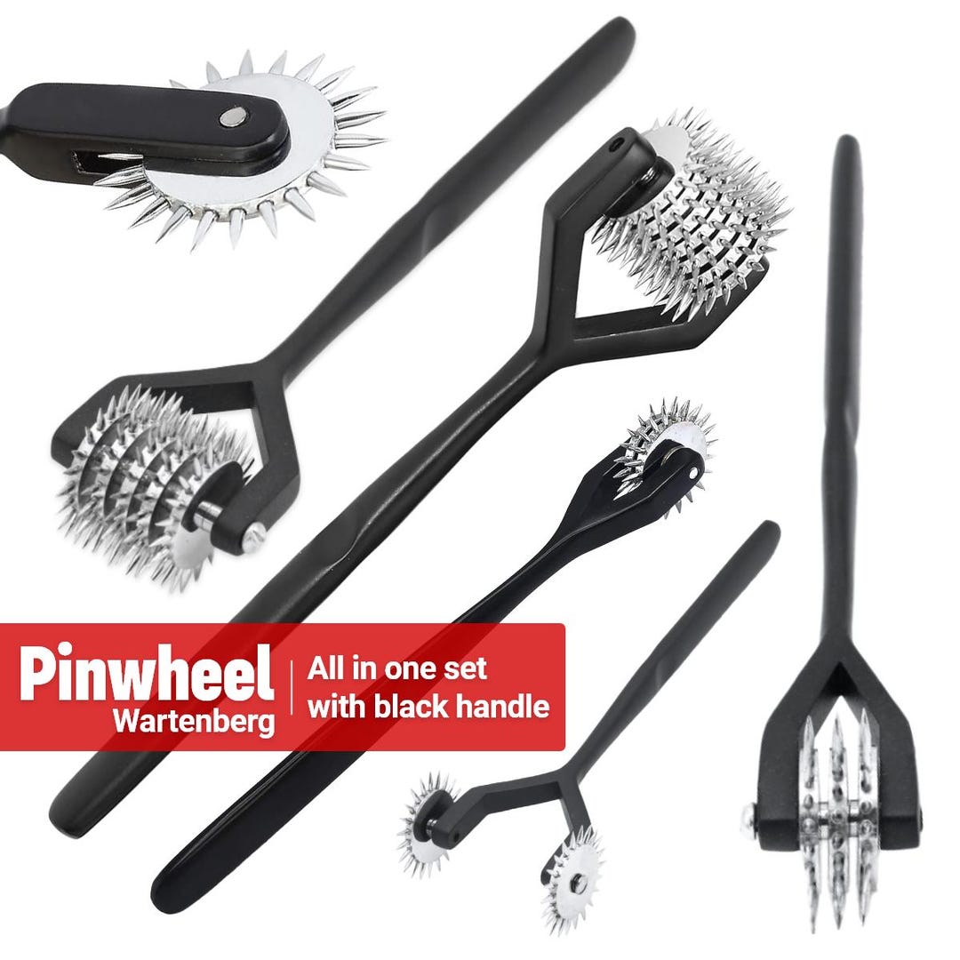 Black Wartenberg Pinwheel – BDSM Sensory Play Tool – Neurological ...