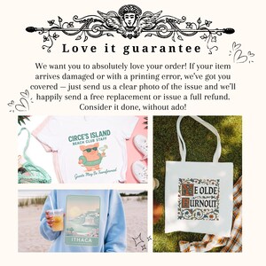a collage of photos with the words love it guarantee
