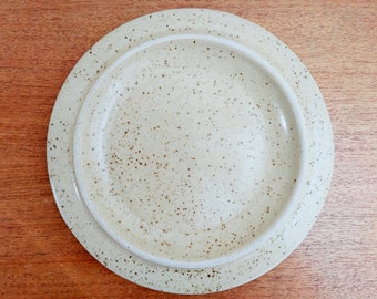 Fabrik Dark Speckled Ptarmigan Salad Plate(s) | Jim McBride | Seattle Pottery