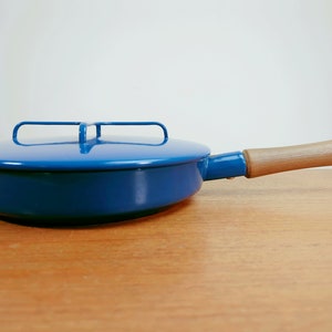 Dansk Kobenstyle Skillet with Lid Blue Jens Quistgaard 1965-1975 France image 1