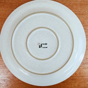 Denby Potter's Wheel Rust 8 Salad Plates David Yorath Gill Pemberton England image 5