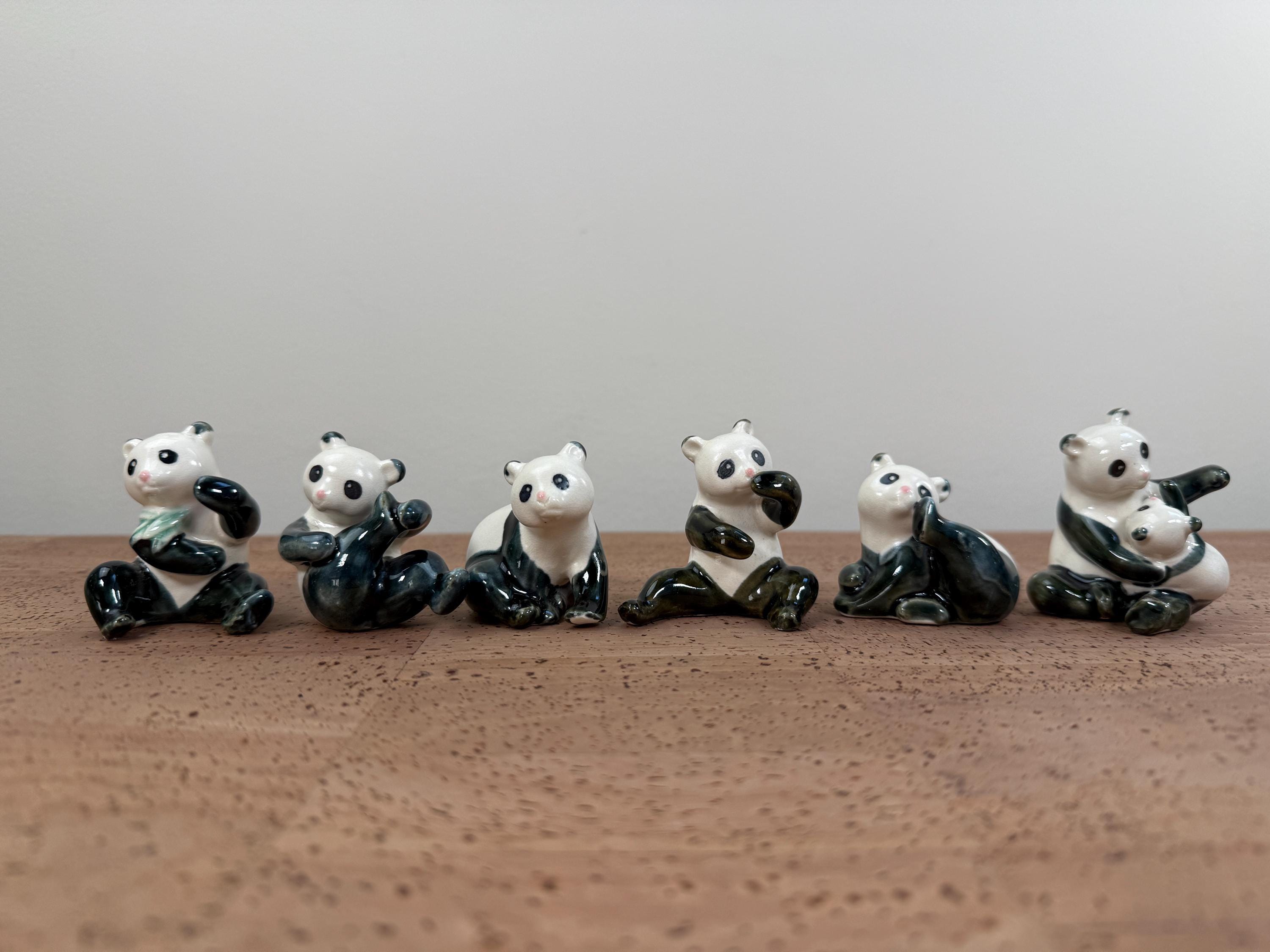 ヴィンテージ陶器製パンダの置物｜中国製 - Etsy 日本