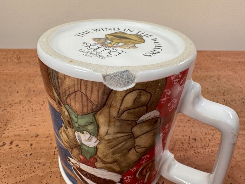 1981 Sigma the Tastesetter 3 The Wind in the Willows Mugs image 7