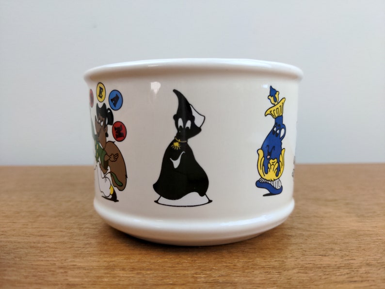 Wade for Jim Beam Open Sugar Bowl Animated Characters R Ellis Wade Porcelain 1997 image 2