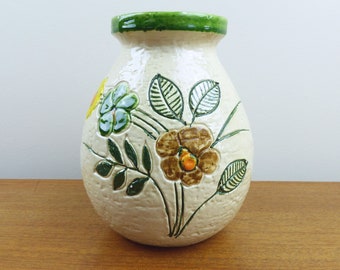 Bitossi Floral Vase Decor No. 58 | 258/2 | Rosenthal Netter | Aldo Londi | Italy