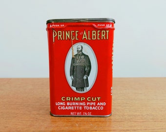 Prince Albert Tobacco Tin | Pipe and Cigarette | Crimp Cut | R. J. Reynolds