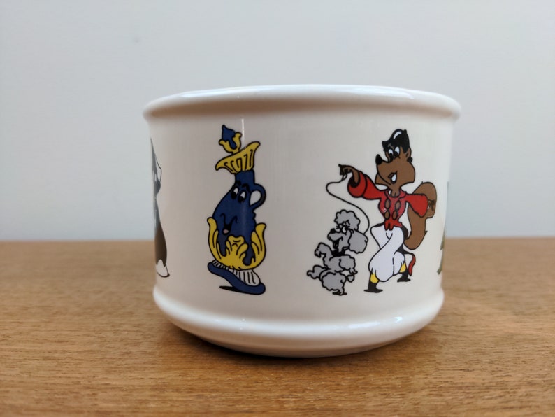 Wade for Jim Beam Open Sugar Bowl Animated Characters R Ellis Wade Porcelain 1997 image 3