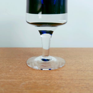 Denby Mirage Blue Juice Glasses Bo Borgstrom Milnor Sweden 1973-1980 image 3