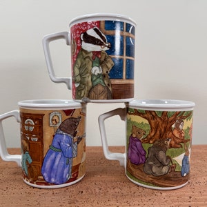 1981 Sigma the Tastesetter 3 The Wind in the Willows Mugs image 1