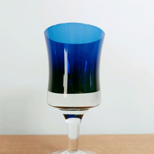 Denby Mirage Blue Juice Glasses Bo Borgstrom Milnor Sweden 1973-1980 image 2