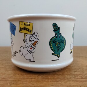 Wade for Jim Beam Open Sugar Bowl Animated Characters R Ellis Wade Porcelain 1997 image 5