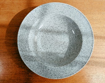 Mikasa Ultrastone Gray (4) Rimmed Soup Bowls | 1986-97