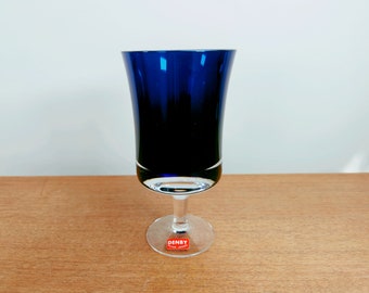 Denby Mirage Blue | Water Goblet Glass(es) | Bo Borgstrom | Milnor Sweden | 1973-1980