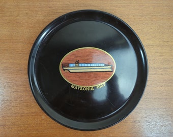 Couroc of Monterey 10" Tray | Matson Matsonia 1987 | Monterey CA