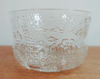 Iittala Arabia Fauna Clear 4" Bowl | Oiva Toikka