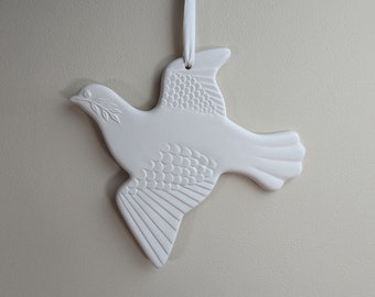 Guldkroken Dove of Peace Window Decoration | Fredsduvan | Plaster | Sweden