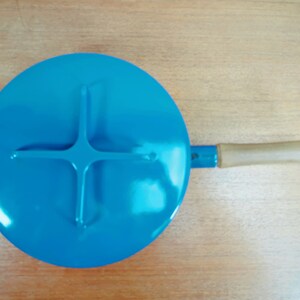 Dansk Kobenstyle Skillet with Lid Blue Jens Quistgaard 1965-1975 France image 4