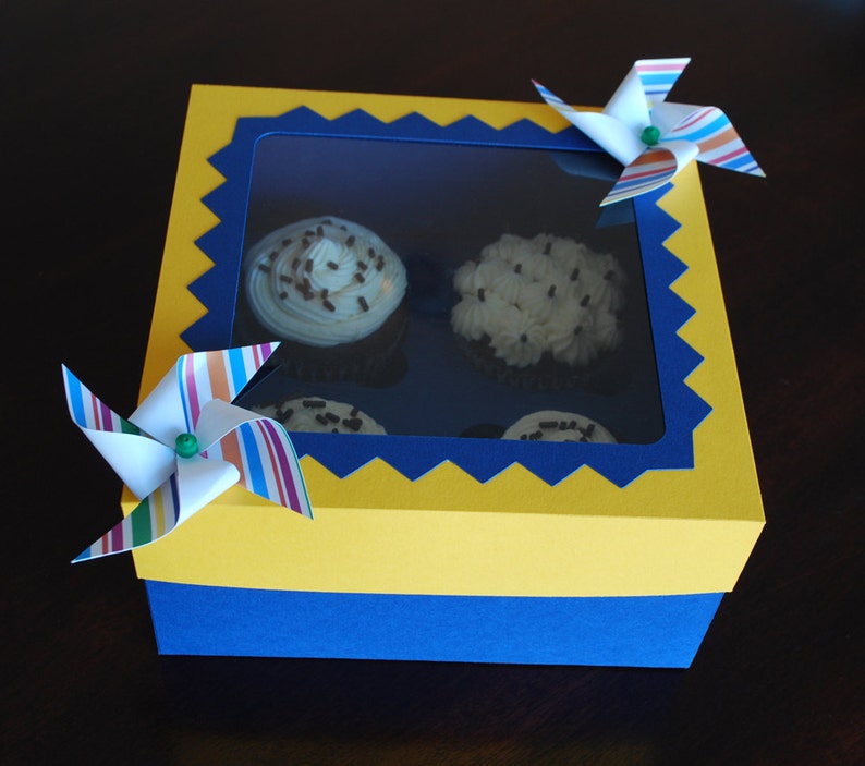 Download Cupcake Box Set Digital Cutting Files SVG PDF / Template ...
