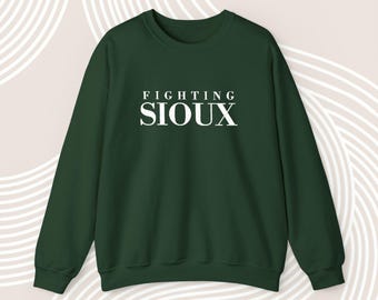 North Dakota Embroidered Crew Neck