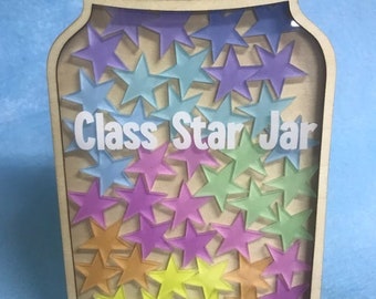 Custom Reward Jar with Tokens Classroom, Back To School Gift For Teacher, Jar Chore Chart Gifts for Kids