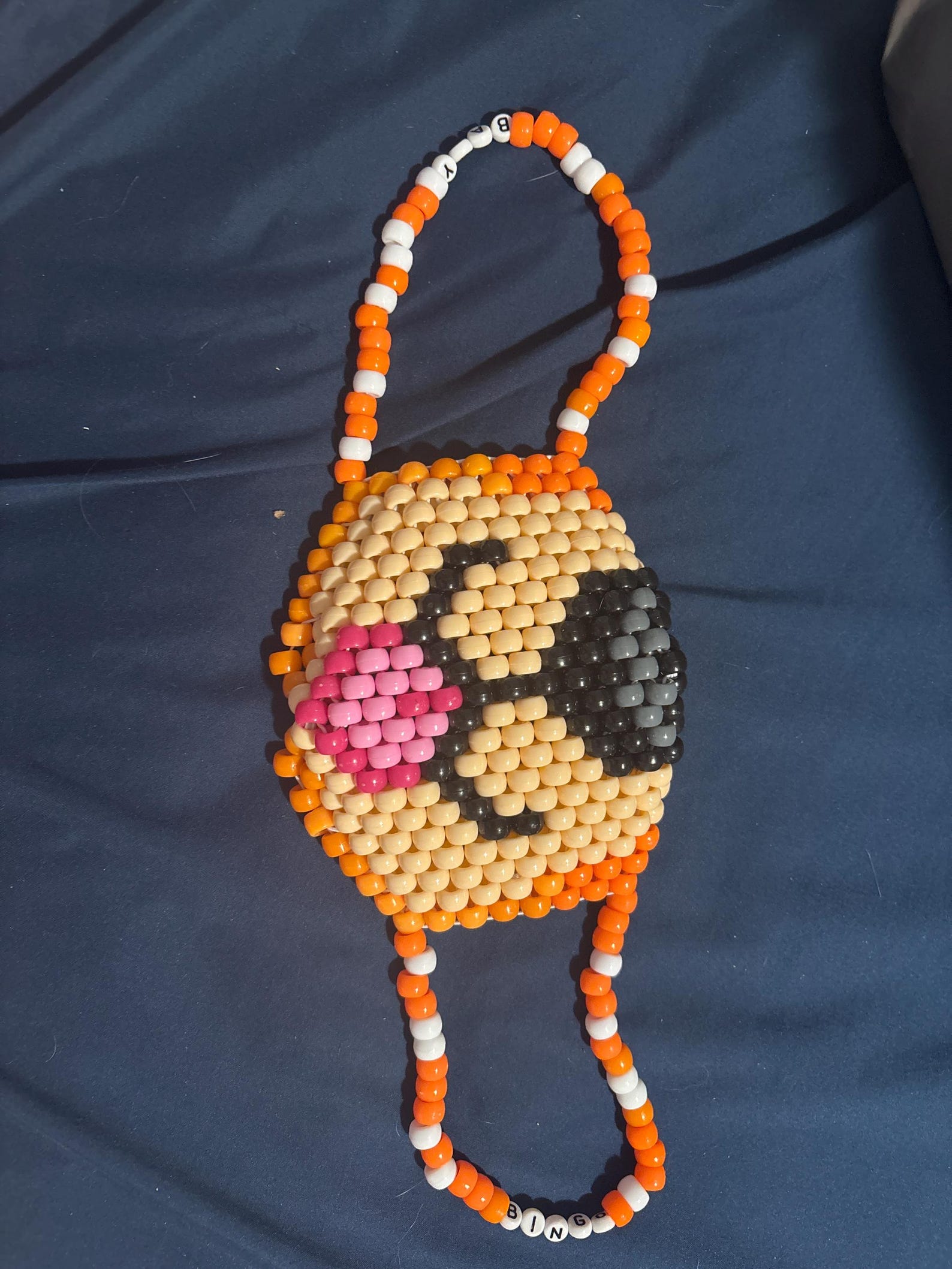 Bingo Kandi Mask Bluey Kids Bead Mask - Etsy