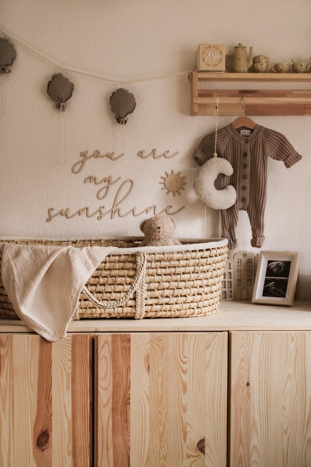 You Are My Sunshine, Wooden Inscription, Wall Decoration, Kids Room ...