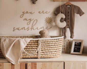 du bist mein Sonnenschein, Holzaufschrift, Wanddekoration, Kinderzimmerdekoration, Holzwanddekoration, Kinderzimmerdeko, Deko aus Holz, Babygeschenk