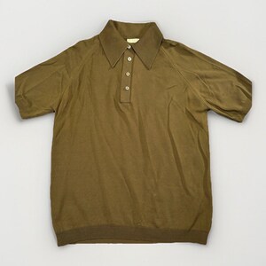 VTG Ban-lon Polo Shirt 60s/70s Knit Mod Style Short Sleeve Retro 